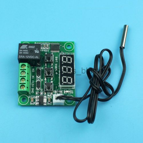 12v mini digital thermostat temperature control switch with sensor for arduino for sale