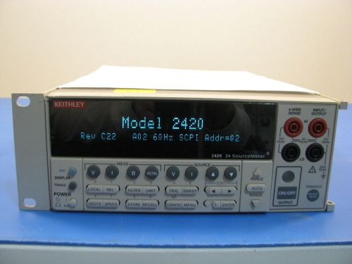 Keithley 2420 High Current SourceMeter, ** Calibrated, Good til 02/2015 **