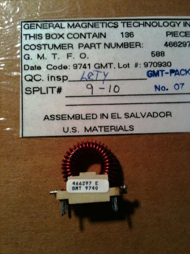 466297 GENERAL MAGNETICS TECHNOLOGY 47UH INDUCTOR