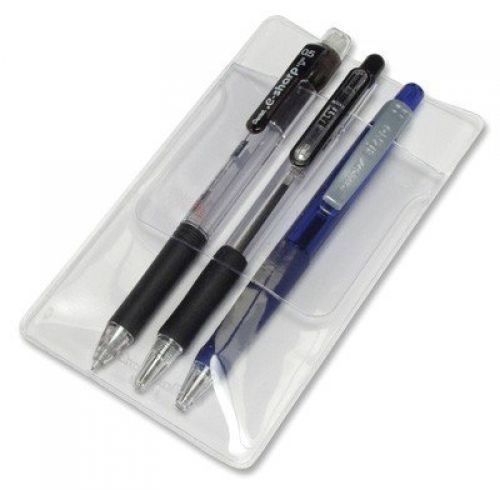 PencilThings Pocket Protector, Classic Transparent 12 Pack