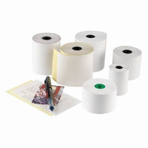 Printer &amp; credit card machine rolls, one-ply bond, white, 10 rolls (ntc 1300sp) for sale