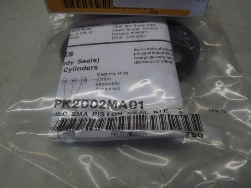 Parker pk2002ma01 2&#034; 2ma air piston seal kit genuine new surplus sealed for sale