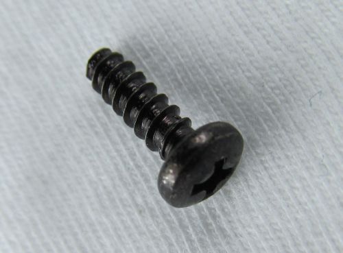 #4 sheet metal screw 100pcs blunt type b black zinc pan phillips self tapping for sale