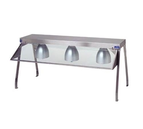 Duke 937BL-1SN Buffet Shelf with glass sneeze guard on (1) side