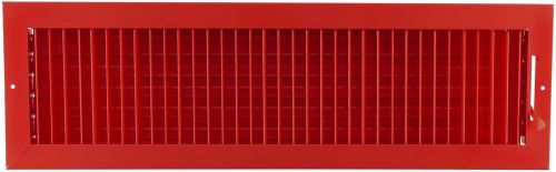 24w&#034; x 6h&#034; adjustable air supply diffuser - hvac vent duct cover grille [red] for sale