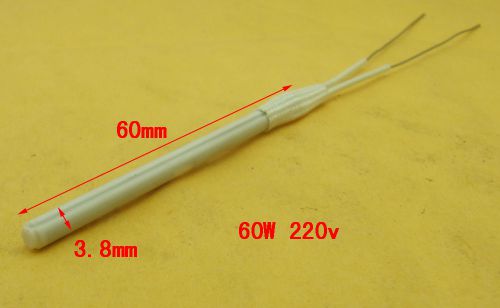 2-pin 220V 60W Heater Ceramic Core Heating Element for Thermostat Soldering Iron