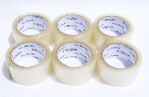 New 6 rolls Opp Packing Tape 54.68yd (48mmx50m) Stationary Box Tape Adhesive