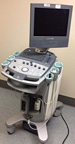 Siemens Acuson 300x Premium Edition Cardiac Ultrasound System &#034;2008&#034; No Reserve