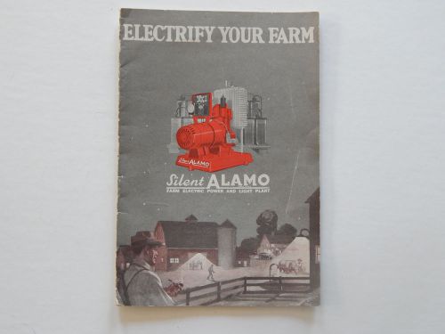 Silent Alamo Light Plant Advertising Booklet
