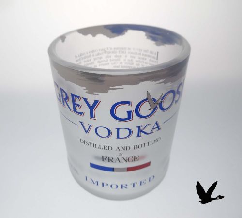 Grey Goose Upcycled Cut Glass Bottle Tumbler set Ciroc Jameson Trendy Halloween