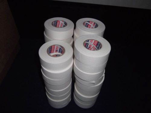 WHITE MEDICAL TAPE  24 rolls  1&#034;x25yds.   COSMETIC SECONDS