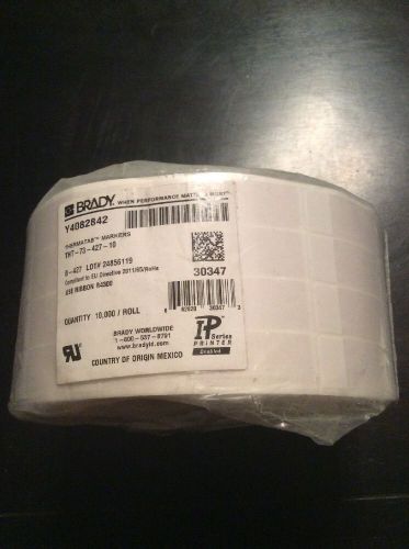 Brady Tht-73-427-10, Thermatab Markers B-427, 10,000 Per Roll