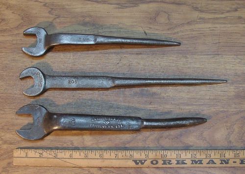Old Used Tools,3 Vintage Spud Wrenches,Including 2 Williams &amp; One Unbranded