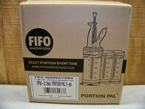 Fifo Innovation Portion Pal 3 Pack PP24-3 24 ounce New