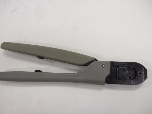 AMP TYCO HAND CRIMP TOOL CRIMPER 91542-1 CONTACT PINS 24-22 24-20 AWG &amp; METRIC