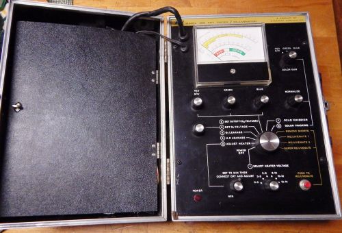 Vintage b &amp; k model #466 cathode ray tube tester / rejuvenator test equipment!! for sale