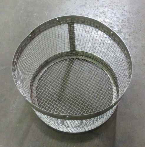 New no name stainless s/s 17&#034;x12&#034; filter screen pipe end strainer sifter basket for sale