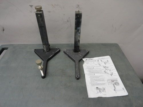 Topcon pipe laser trivet stand with pole lot of 2 parts repair