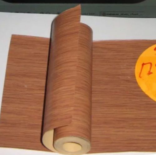 10&#039; strip roll of thin simulated wood grain walnut veneer paper/vinyl composite for sale