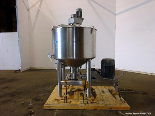 Used- walker stainless pz multi-mixer, model pz multi-mixer, 200 gallon, 316l st for sale