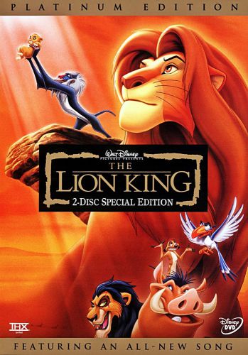The lion king Dvd, 2003, 2 disc set....