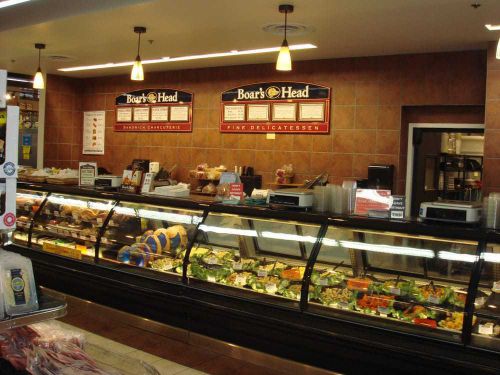 24 ft Deli Case Run Curve Hussmann Refurbished 3/ 8 FOOT CASES MODEL SMB HUSSMAN