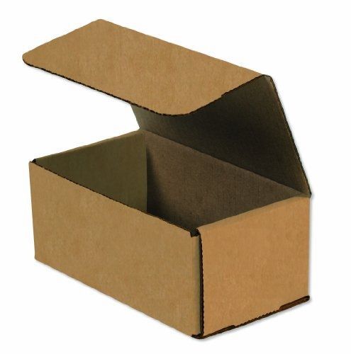 Aviditi M743K Corrugated Mailers, 7&#034; x 4&#034; x 3&#034;, Kraft (Pack of 50)