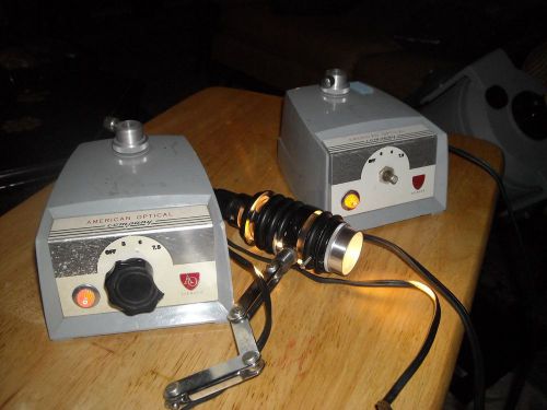 2 AO 651 Power Supply for Light Source, American Optical Company parts or repair