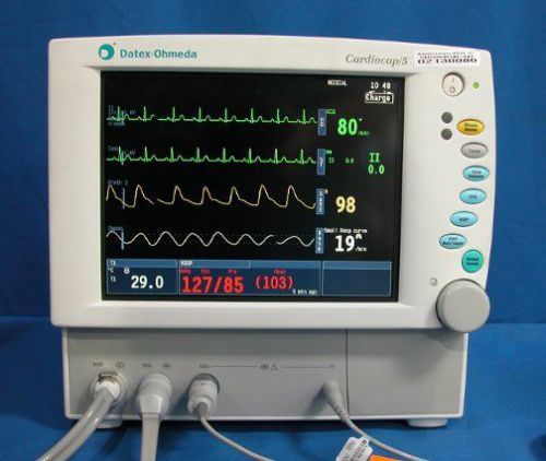 Datex ohmeda cardiocap 5 patient monitor for sale
