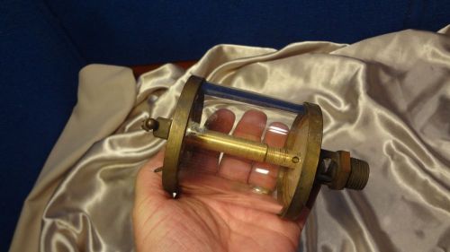 Vintage Brass Hit Miss Steam Engine Drip Oiler