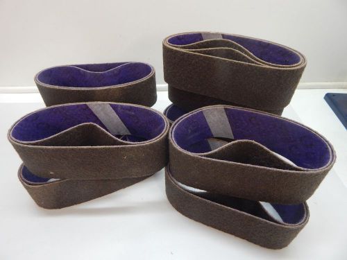 3M Scotch Brite 3&#034; x 24&#034; Conditioning Belts Durable Flex Coarse lot of 19 Belts