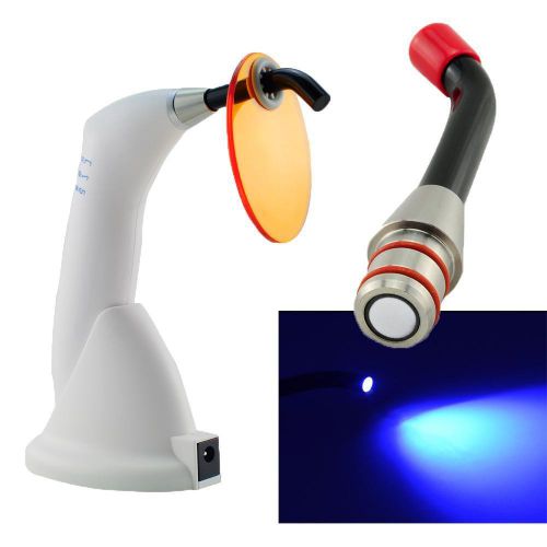 Dental 5W wireless Cordless LED Curing Light Lamp 1500mw blue light rechargeable