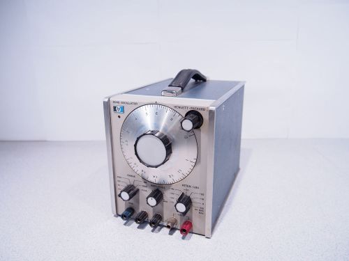 Vintage Hewlett Packard HP 204D Oscillator Intermittent SIgnal For Parts