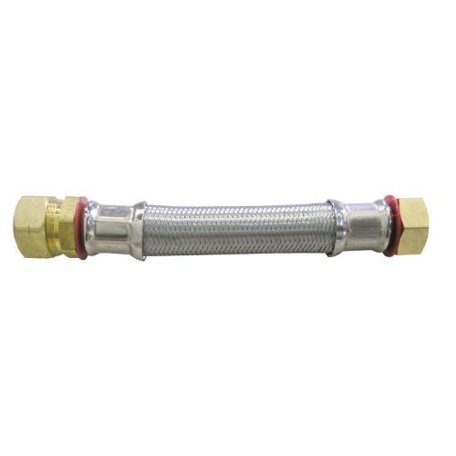 Watts lfbk lbf-18a 7/8&#034; x 3/4&#034; x 18&#034; compression braided water heater connector for sale