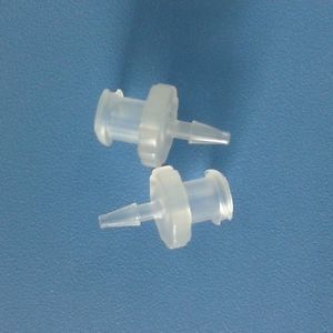 Pair female luer syringe fitting to 1/8&#034; barb hose id pp polypropylene +zh for sale