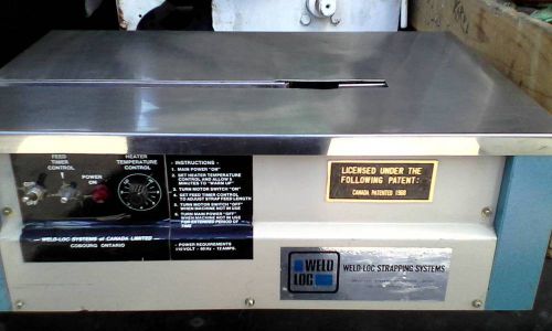Mint Swiss WeldLoc/Nichiro Compact Tabletop Strapping Machine,SK707,warranty
