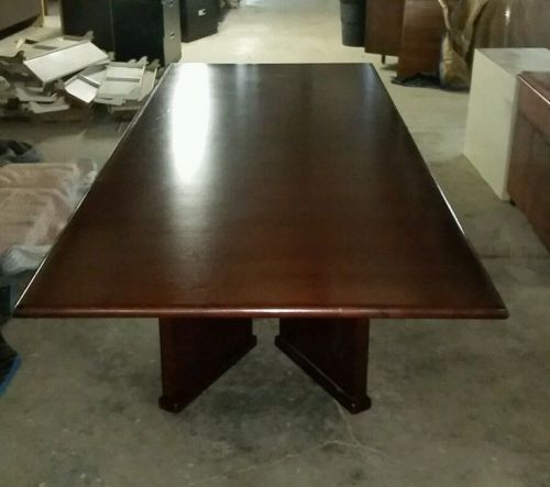 STEELCASE 10&#039;X4&#039; RECTANGULAR CONFERENCE TABLE MODEL BUTN12048