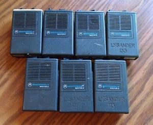 Lot of 7 Low Band VHF Motorola Minitor 2 II Fire EMS Police Pager Channel 46 MHz