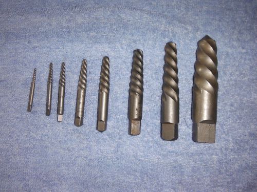 EASY OUT OR SCREW EXTRACTORS FOR MACHINE SHOPS