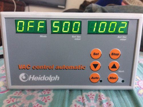 Heidolph Vac Control Automatic Vacuum Controller DC1 / 1H D-91126 591-00340-00-0