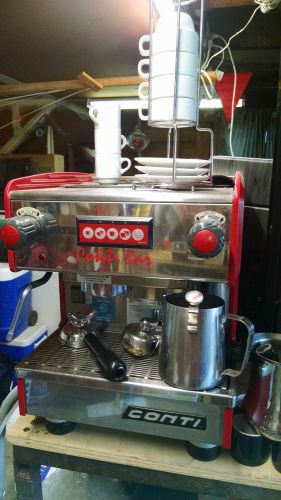 Conti Espresso Cappuccino Mocha Latte Machine and G. Rossi espresso grinder