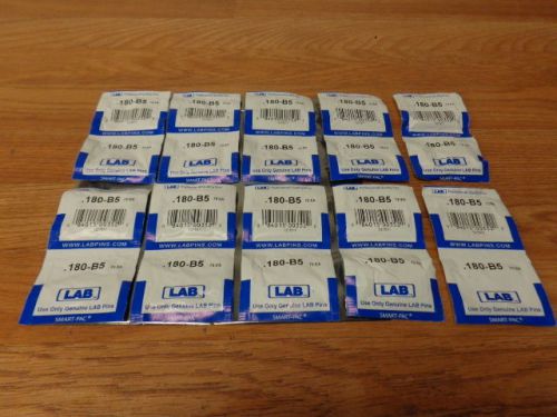 Lot of 20 Packs NEW SMART-PAC .180-B5 Lab Professional Quality Pins Labpins 1500