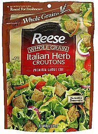 Reese Croutons Whole Grain, Italian Herb 5 OZ (Pack of 24)