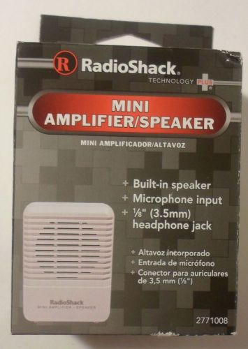 Radioshack Mini Amplifier/Speaker (277-1008) BRAND NEW