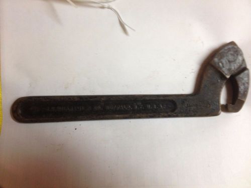 Vintage Williams USA Adjustable Hook Spanner Wrench, 2 to 4-3/4-Inch Buffalo NY