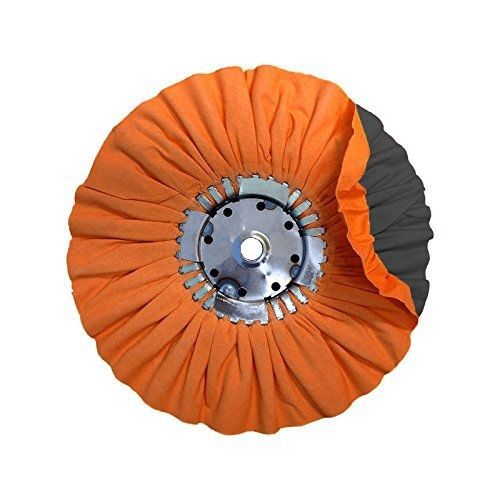 Renegade products - airway buff 10&#034; dia x 5/8 arbor 16ply orange/black for sale