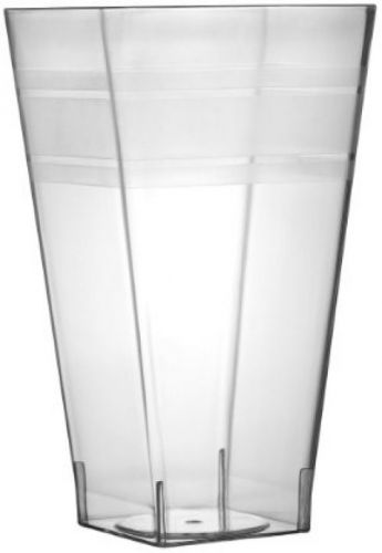 Fineline Settings Wavetrends Clear Square 12 Oz. Tumbler 168 Pieces