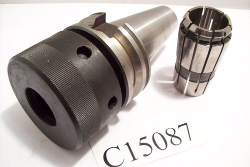 Bt40 tg100 collet chuck bt 40 with 1&#034; tg 100  collet more listed  lot c15087 for sale