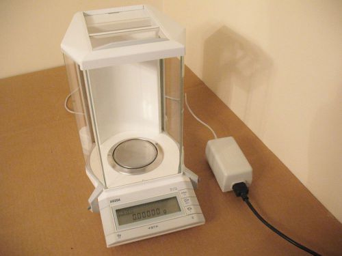 METTLER TOLEDO AG204 ANALYTICAL LAB BALANCE 210.0000g 210@0.1mg EXCELLENT