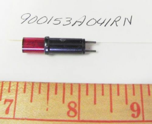 1x Littelite 900153A041RN 105-125AC/DC 22K Red Long Cylindrical Neon Indicator
